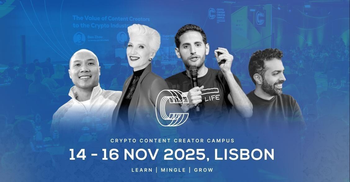Lisbon Crypto Content Creator Campus 2025 features Nuseir Yassin and Dr. Maye Musk with 50 speakers Lisbon Crypto Content Creator Campus 2025 features Nuseir Yassin and Dr. Maye Musk with 50 speakers