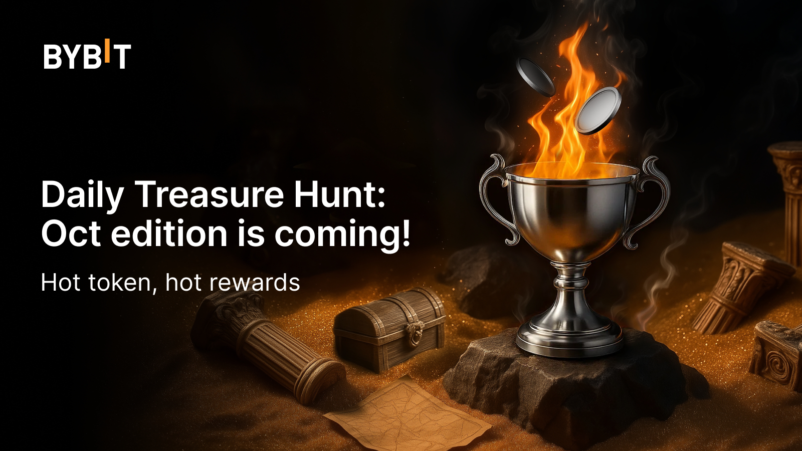 Bybit relaunches Daily Treasure Hunt with October Hot Token Rush event Bybit relaunches Daily Treasure Hunt with October Hot Token Rush event