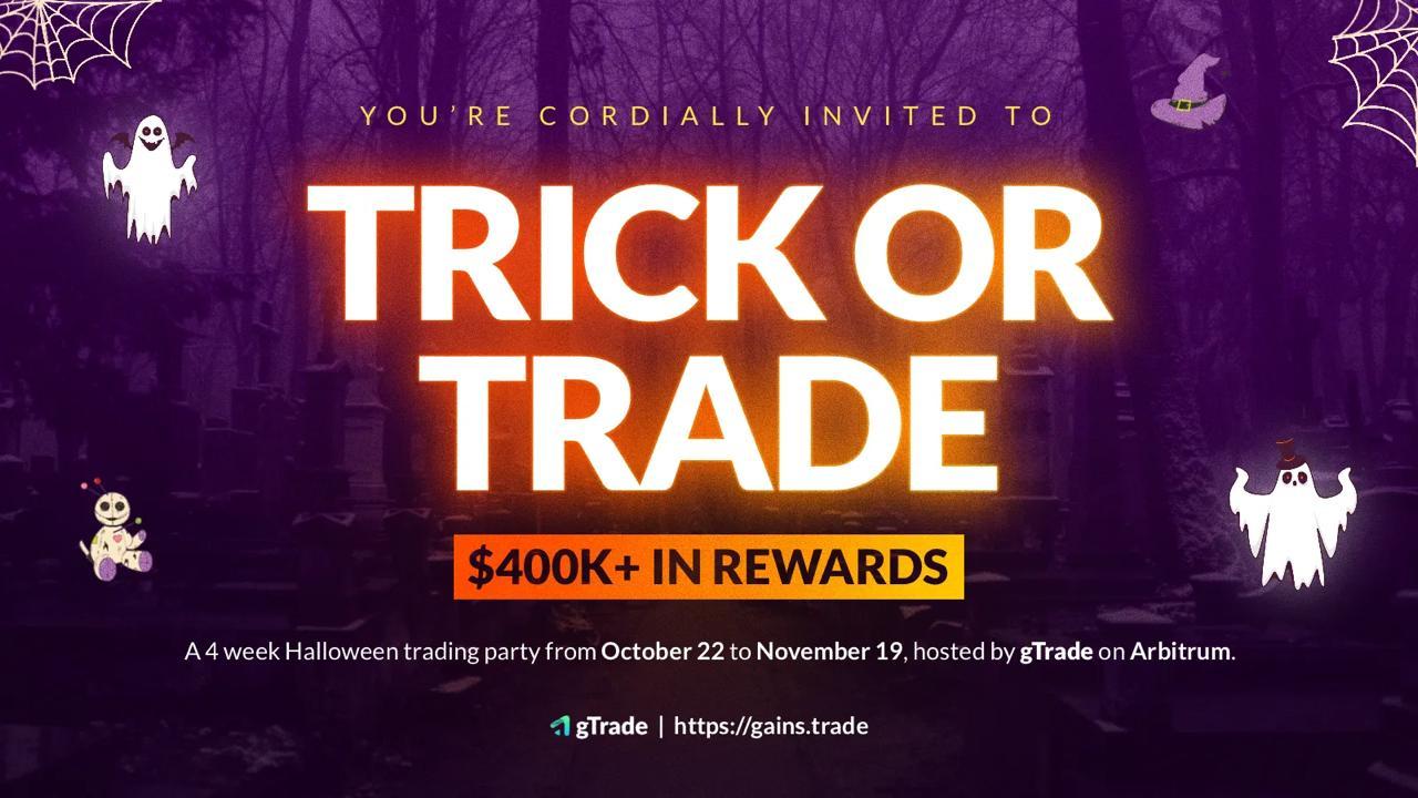 draftgTrade launches Trick or Trade Halloween trading contest on Arbitrum