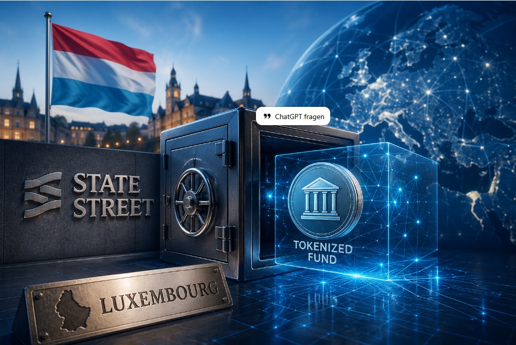 State Street Eyes Luxembourg Tokenized Fund Servicing Launch by Year-End